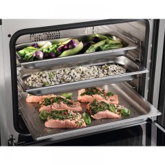 Miele  DGC 7460 HC Pro Φούρνος άνω Πάγκου 67lt Π56.8εκ. Γκρι